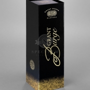 Champagne Wine Gift Box Double sided print Magnet Close