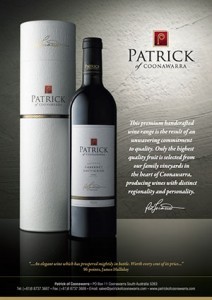 Patrick Winestate Press Advert
