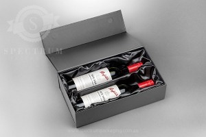 Premium Wine Gift box - 2 Bottles & Satin Fabric